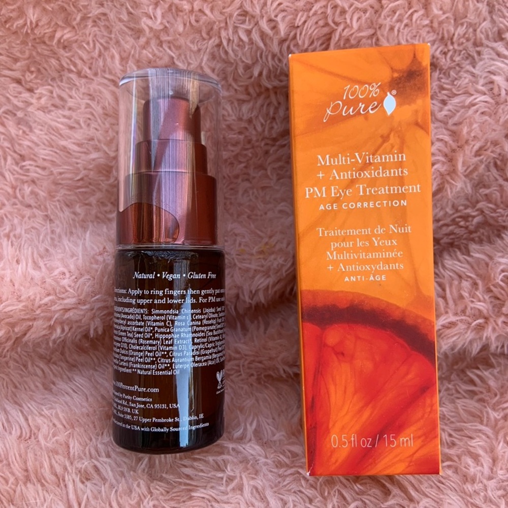 NWT 100% Pure Multi-Vitamin + Antioxidants PM Eye Treatment - Picture 12 of 12